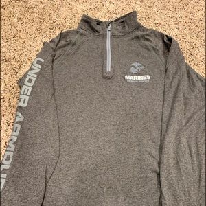 Under Armour boys XL 3/4 zip long sleeve shirt